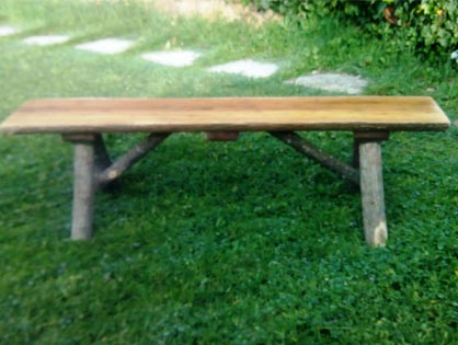 Banco Rústico 4 patas