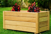 Jardinera rectangular para exterior